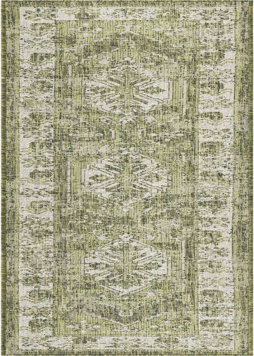 2' x 8' Easy-Clean Traditional Indoor / Outdoor Runner Rug