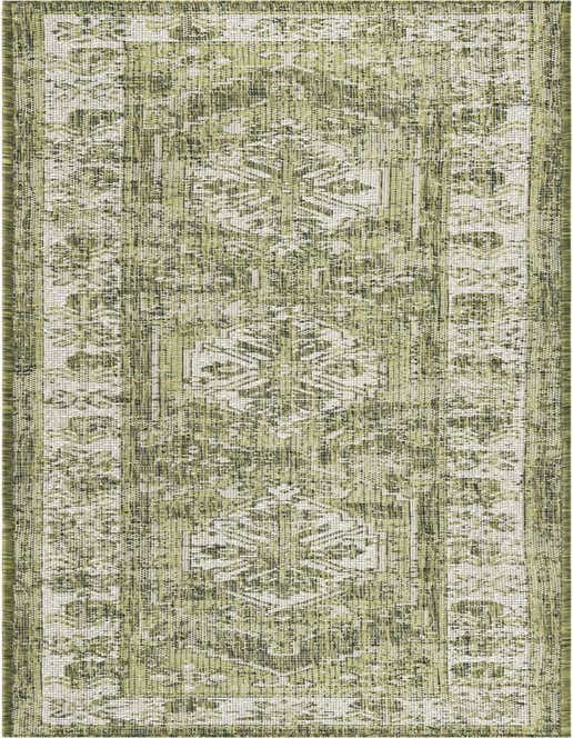 2' x 8' Easy-Clean Traditional Indoor / Outdoor Runner Rug