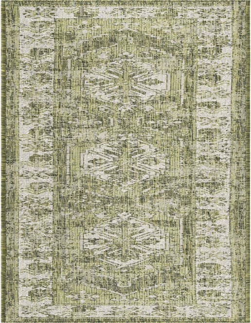 Detail image of 2' x 8' Easy-Clean Traditional Indoor / Outdoor Runner Rug