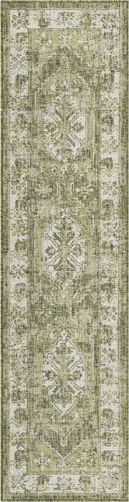 2' x 8' Easy-Clean Traditional Indoor / Outdoor Runner Rug