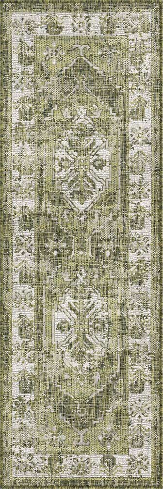 2' x 6' Easy-Clean Traditional Indoor / Outdoor Runner Rug