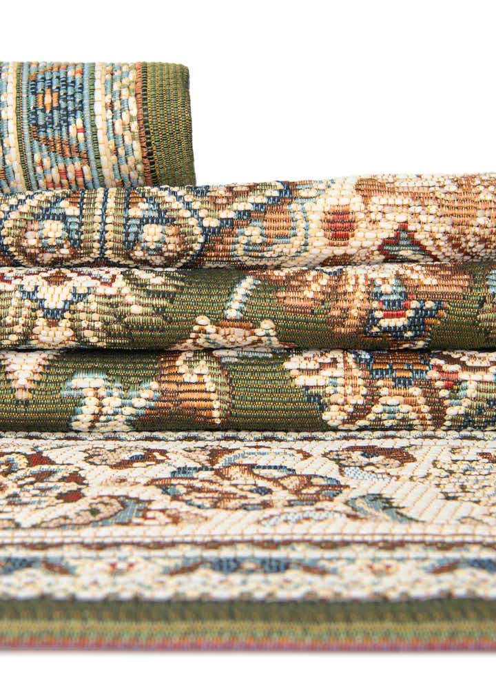 2' 7 x 10' Easy-Clean Traditional Indoor / Outdoor Runner Rug