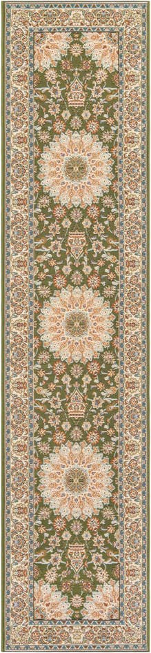 Detail image of 2' 7 x 12' Easy-Clean Traditional Indoor / Outdoor Runner Rug