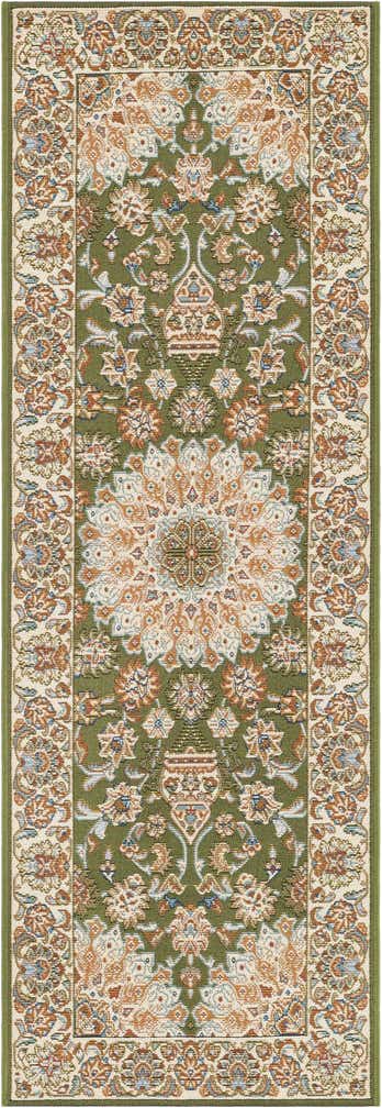 2' x 6' 1 Easy-Clean Traditional Indoor / Outdoor Runner Rug