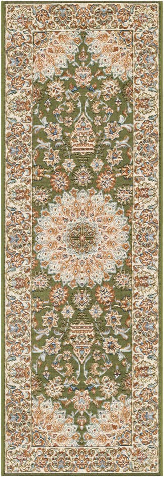 Detail image of 2' x 6' 1 Easy-Clean Traditional Indoor / Outdoor Runner Rug