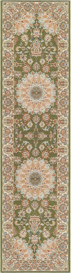 Detail image of 2' x 8' Easy-Clean Traditional Indoor / Outdoor Runner Rug