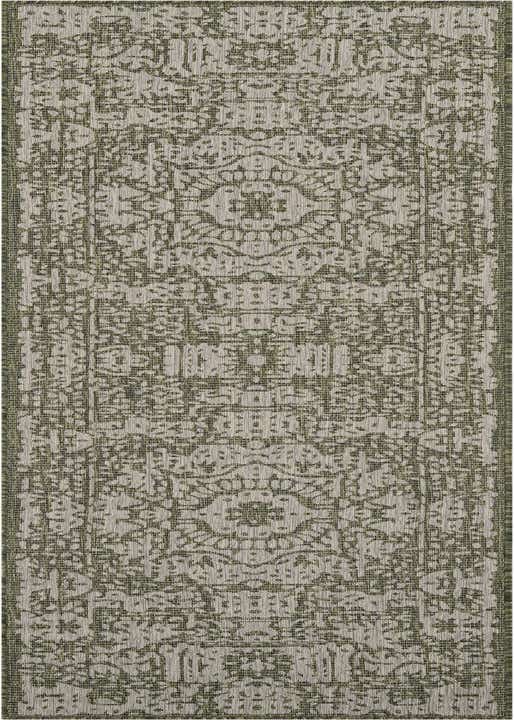 2' 7 x 10' Easy-Clean Traditional Indoor / Outdoor Runner Rug