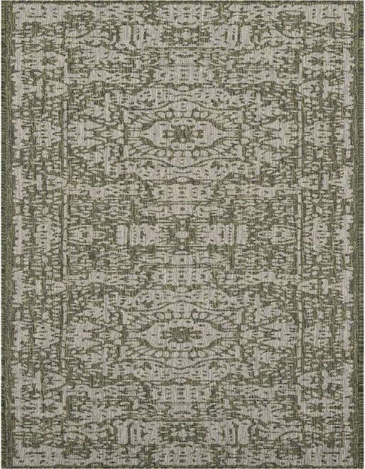 2' 7 x 10' Easy-Clean Traditional Indoor / Outdoor Runner Rug