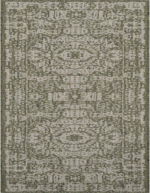 Detail image of 2' 7 x 10' Easy-Clean Traditional Indoor / Outdoor Runner Rug