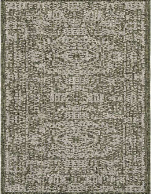 2' x 8' Easy-Clean Traditional Indoor / Outdoor Runner Rug