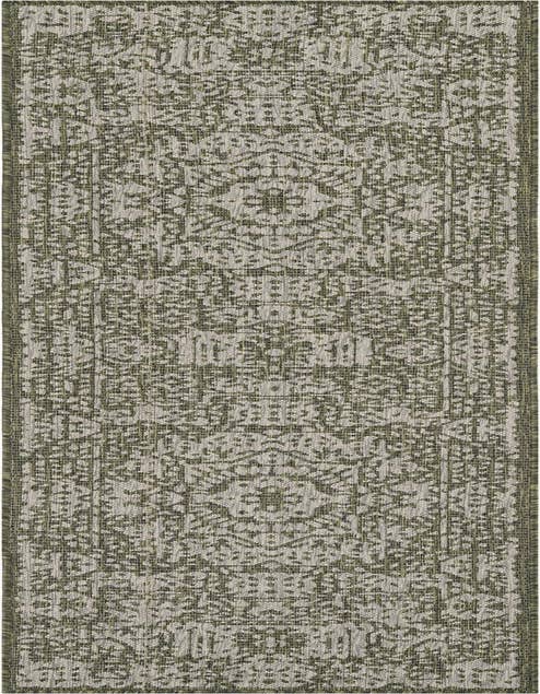 Detail image of 2' x 8' Easy-Clean Traditional Indoor / Outdoor Runner Rug
