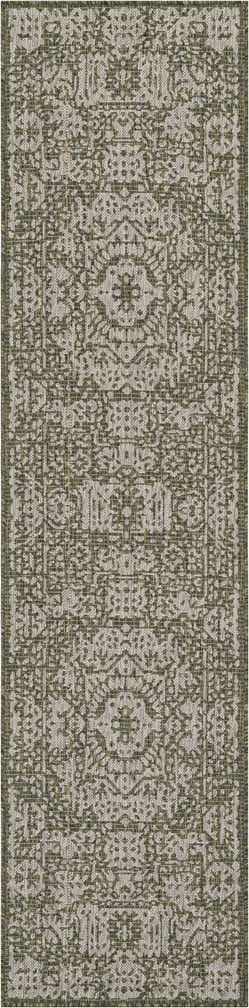 2' x 8' Easy-Clean Traditional Indoor / Outdoor Runner Rug