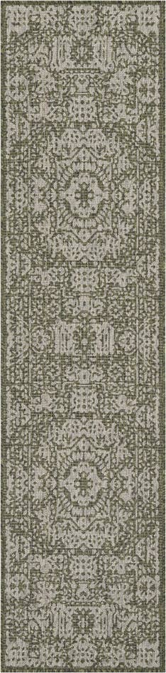 Detail image of 2' x 8' Easy-Clean Traditional Indoor / Outdoor Runner Rug