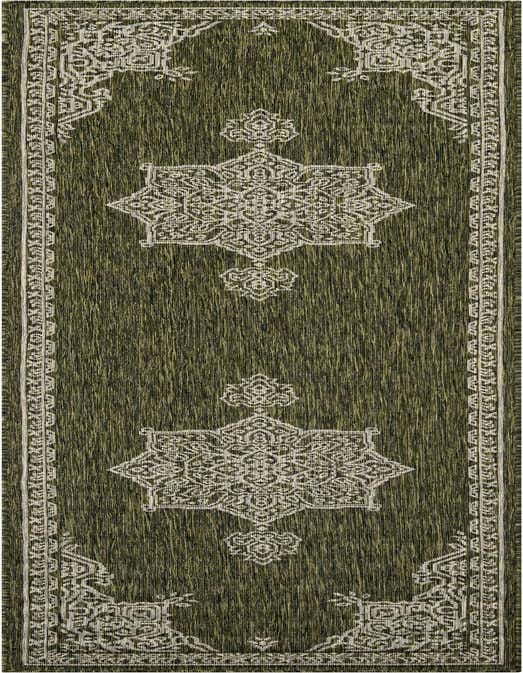 2' 7 x 10' Easy-Clean Traditional Indoor / Outdoor Runner Rug