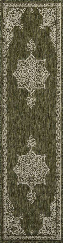 2' 7 x 10' Easy-Clean Traditional Indoor / Outdoor Runner Rug