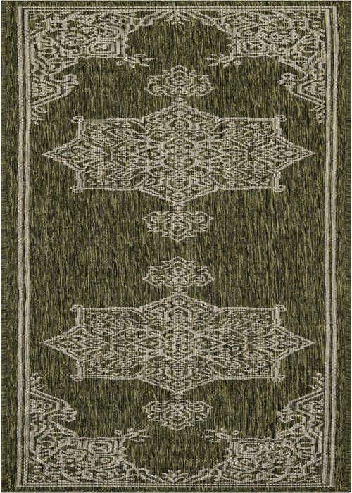 2' x 8' Easy-Clean Traditional Indoor / Outdoor Runner Rug