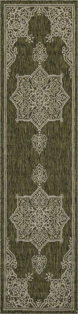2' x 8' Easy-Clean Traditional Indoor / Outdoor Runner Rug