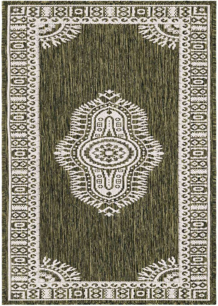 2' x 5' 3 Easy-Clean Traditional Indoor / Outdoor Runner Rug
