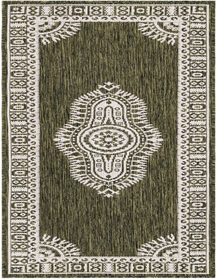Detail image of 2' x 5' 3 Easy-Clean Traditional Indoor / Outdoor Runner Rug
