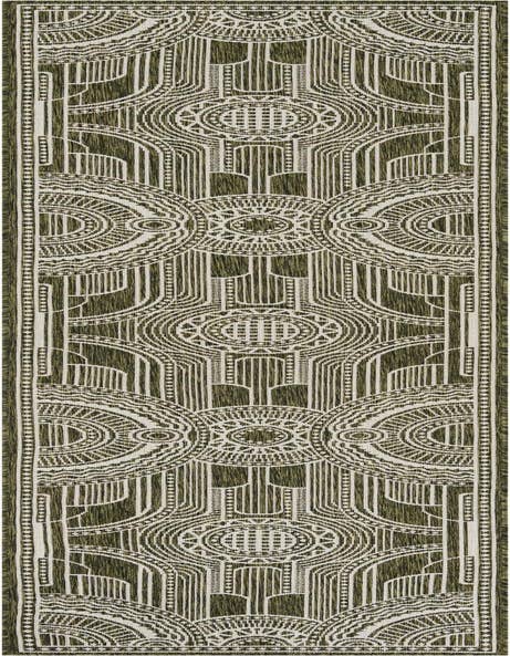 Detail image of 2' 7 x 12' Easy-Clean Traditional Indoor / Outdoor Runner Rug