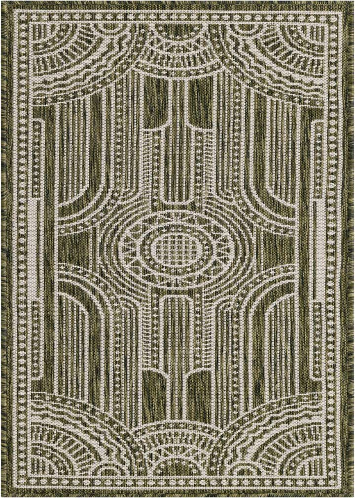 2' x 4' Easy-Clean Traditional Indoor / Outdoor Runner Rug