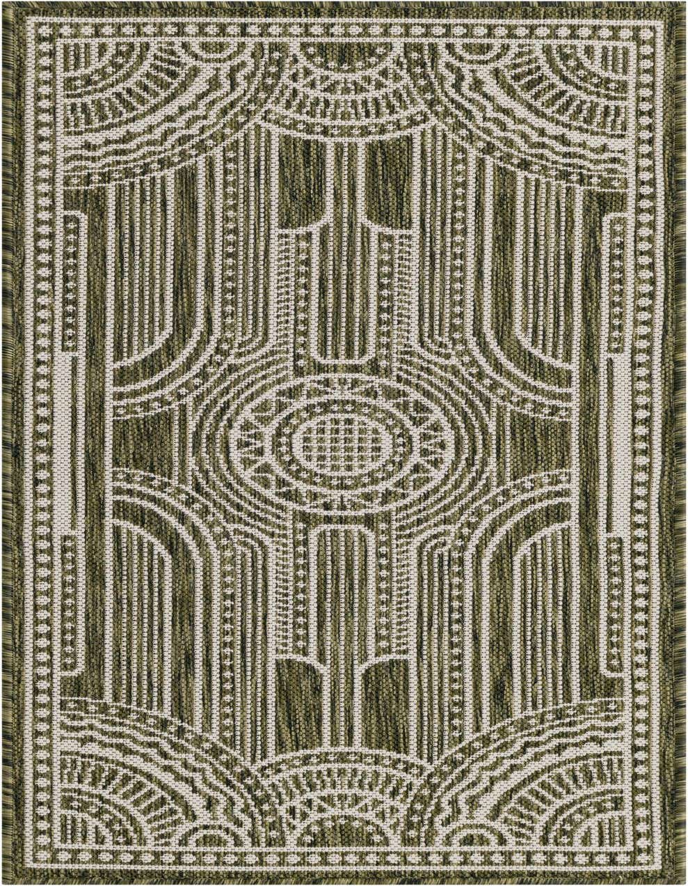 2' x 4' Easy-Clean Traditional Indoor / Outdoor Runner Rug
