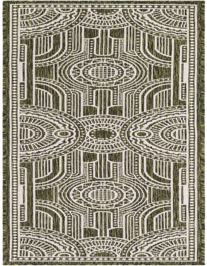 2' x 6' Easy-Clean Traditional Indoor / Outdoor Runner Rug