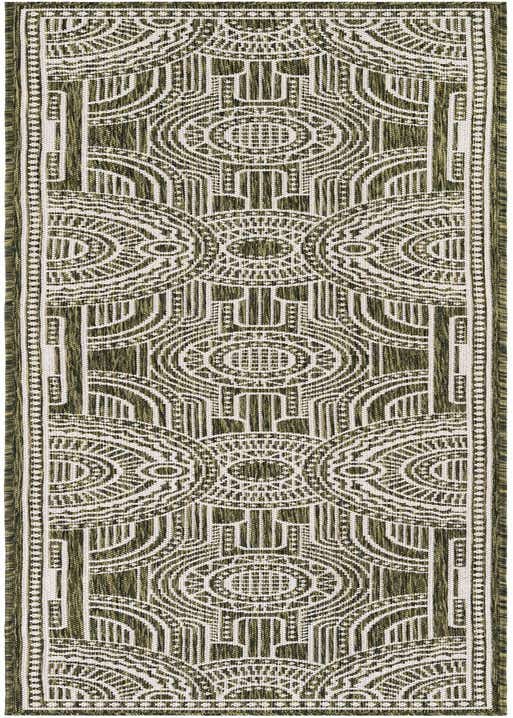 2' x 8' Easy-Clean Traditional Indoor / Outdoor Runner Rug