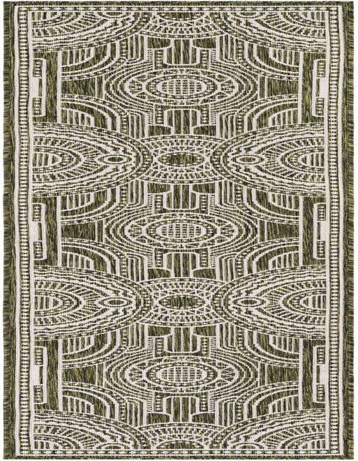 2' x 8' Easy-Clean Traditional Indoor / Outdoor Runner Rug