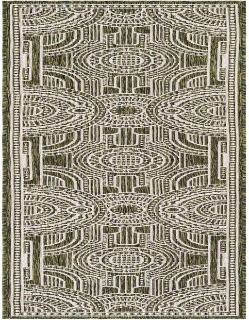 Detail image of 2' x 8' Easy-Clean Traditional Indoor / Outdoor Runner Rug