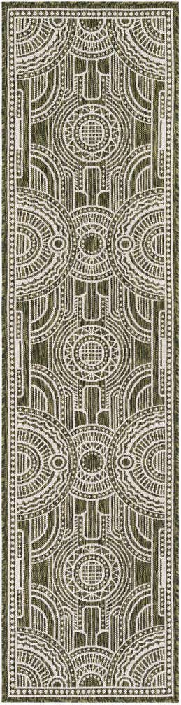 2' x 8' Easy-Clean Traditional Indoor / Outdoor Runner Rug