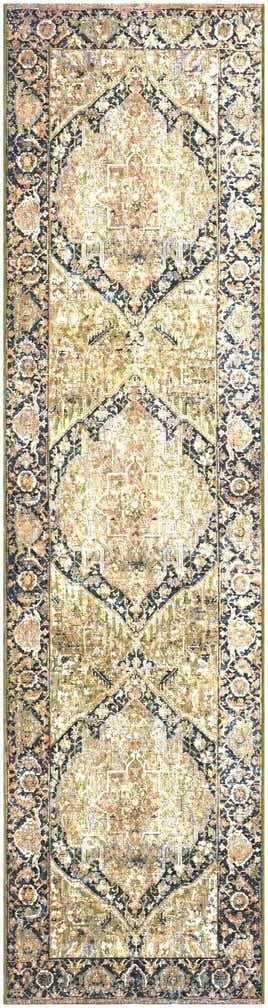 2' 7 x 10' Easy-Clean Traditional Indoor / Outdoor Runner Rug