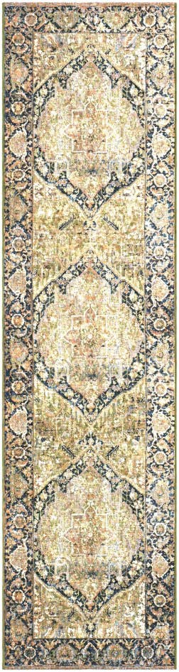 Detail image of 2' 7 x 10' Easy-Clean Traditional Indoor / Outdoor Runner Rug