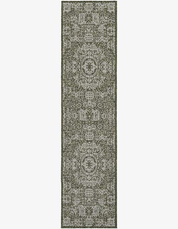 2' x 8' Easy-Clean Traditional Indoor / Outdoor Runner Rug