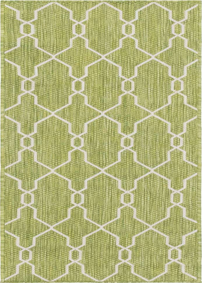 2' x 6' Easy-Clean Trellis Indoor / Outdoor Runner Rug