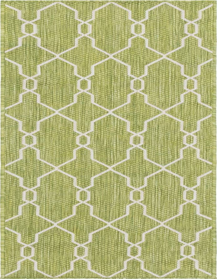 Detail image of 2' x 6' Easy-Clean Trellis Indoor / Outdoor Runner Rug