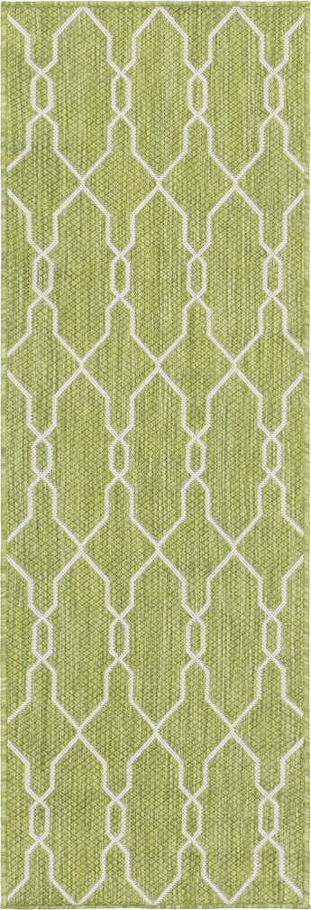 2' x 6' Easy-Clean Trellis Indoor / Outdoor Runner Rug