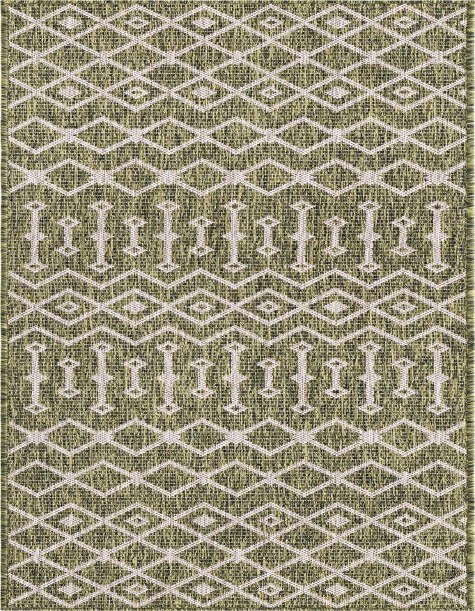 Detail image of 2' x 8' Easy-Clean Trellis Indoor / Outdoor Runner Rug