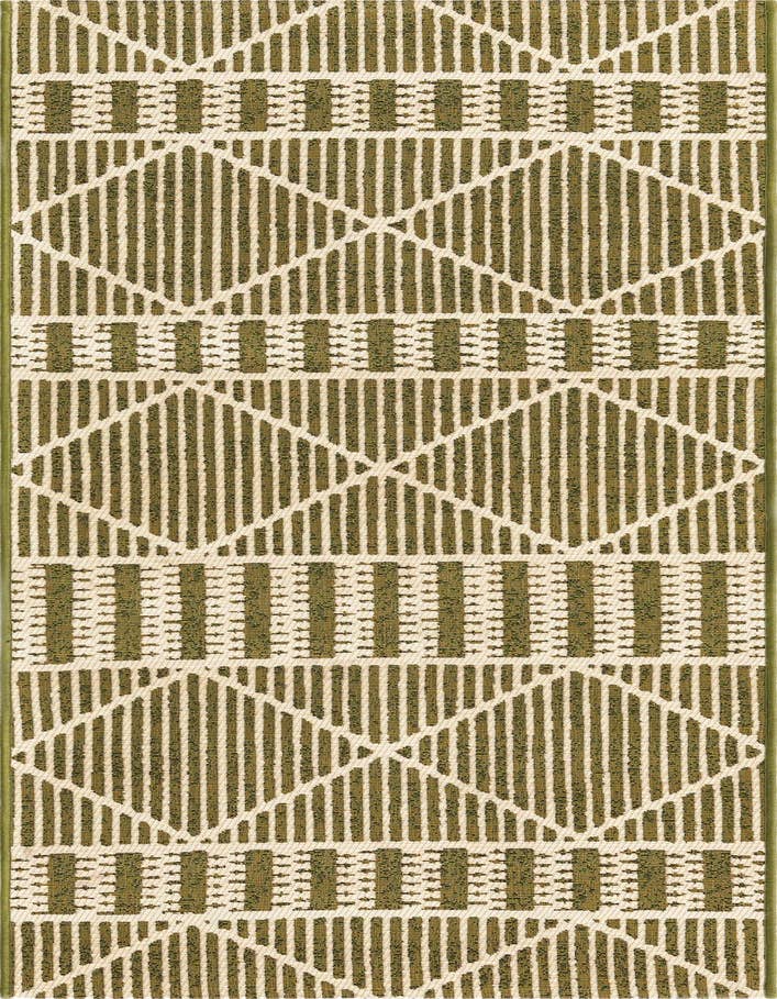 Detail image of 2' x 6' Easy-Clean Trellis Indoor / Outdoor Runner Rug