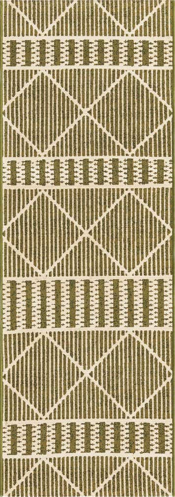 2' x 6' Easy-Clean Trellis Indoor / Outdoor Runner Rug