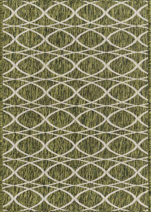 2' x 8' Easy-Clean Trellis Indoor / Outdoor Runner Rug