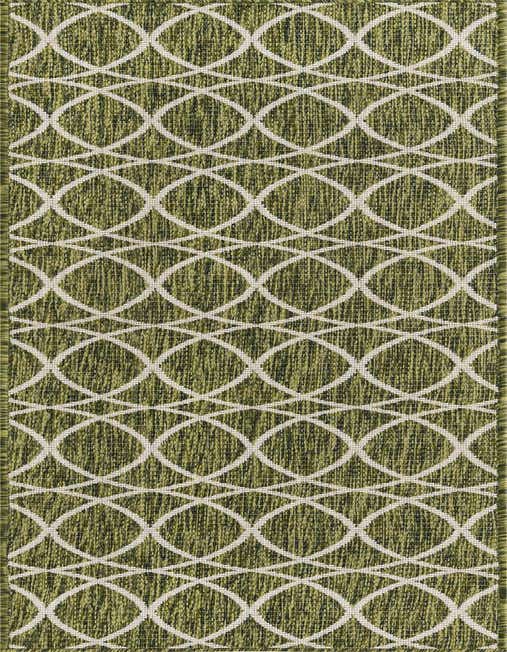 2' x 8' Easy-Clean Trellis Indoor / Outdoor Runner Rug