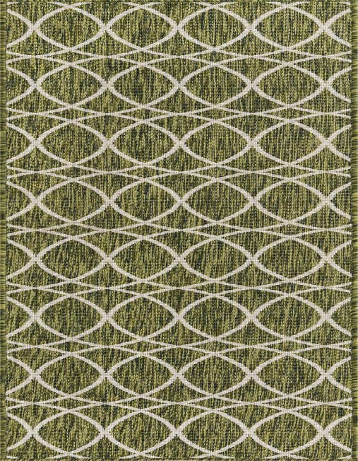Detail image of 2' x 8' Easy-Clean Trellis Indoor / Outdoor Runner Rug