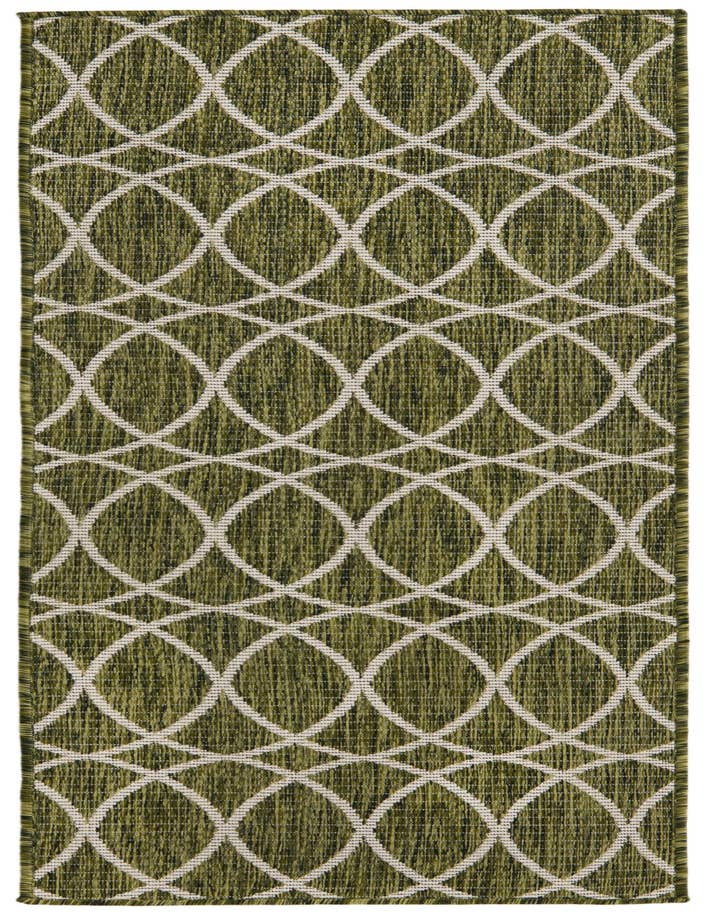 Detail image of 2' x 6' Easy-Clean Trellis Indoor / Outdoor Runner Rug