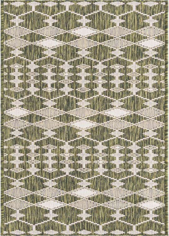 2' x 8' Easy-Clean Trellis Indoor / Outdoor Runner Rug