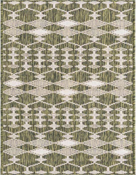 2' x 8' Easy-Clean Trellis Indoor / Outdoor Runner Rug