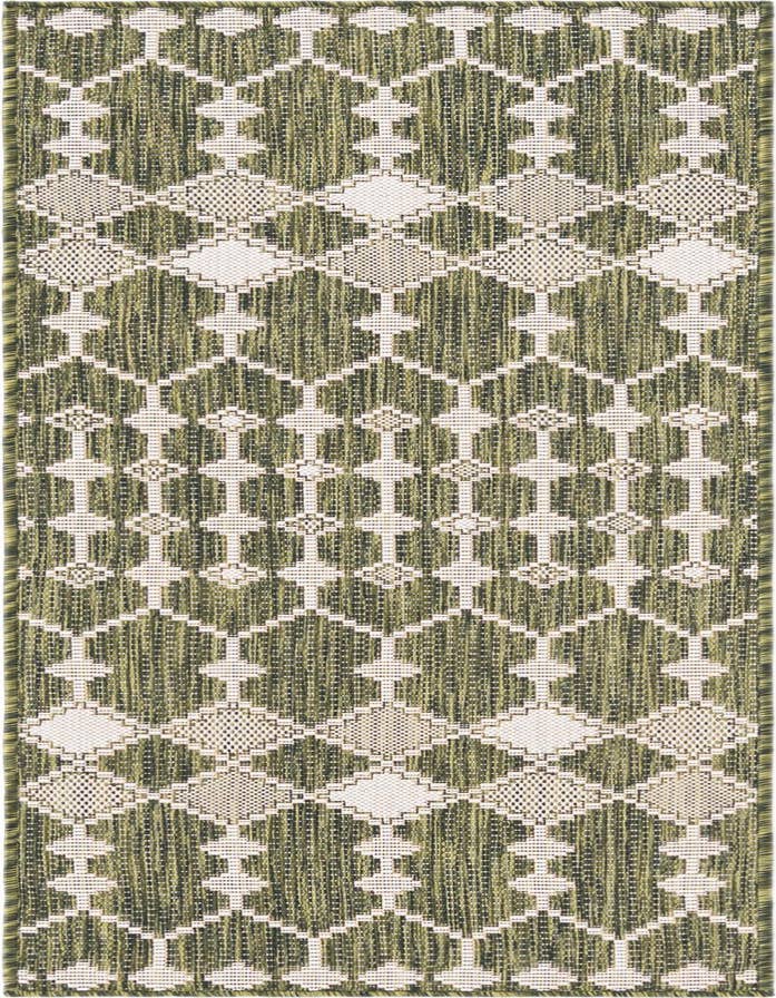 Detail image of 2' x 6' Easy-Clean Trellis Indoor / Outdoor Runner Rug
