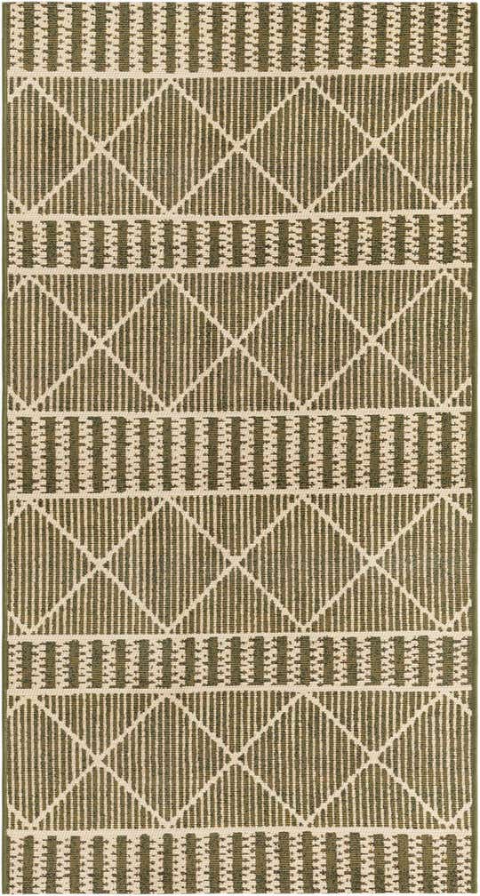 2' 7 x 5' 3 Easy-Clean Trellis Indoor / Outdoor Runner Rug
