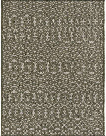 2' 7 x 12' Easy-Clean Trellis Indoor / Outdoor Runner Rug