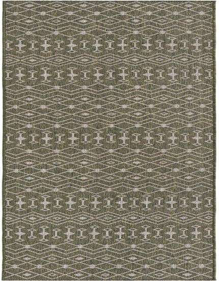 Detail image of 2' 7 x 12' Easy-Clean Trellis Indoor / Outdoor Runner Rug